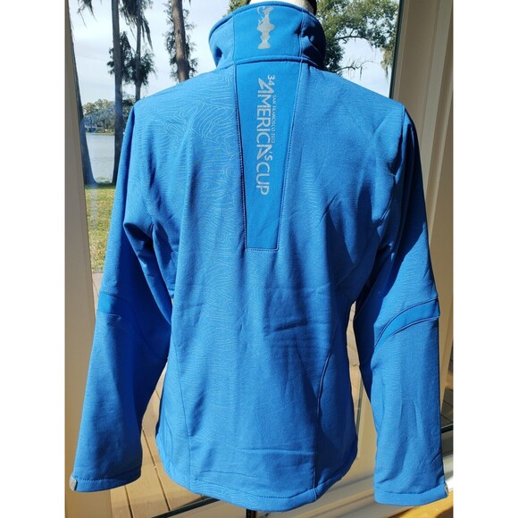 2013 San Francisco 34th America’s Cup Full Zip Jacket Size L Blue w/Adj Wrists - Picture 4 of 16